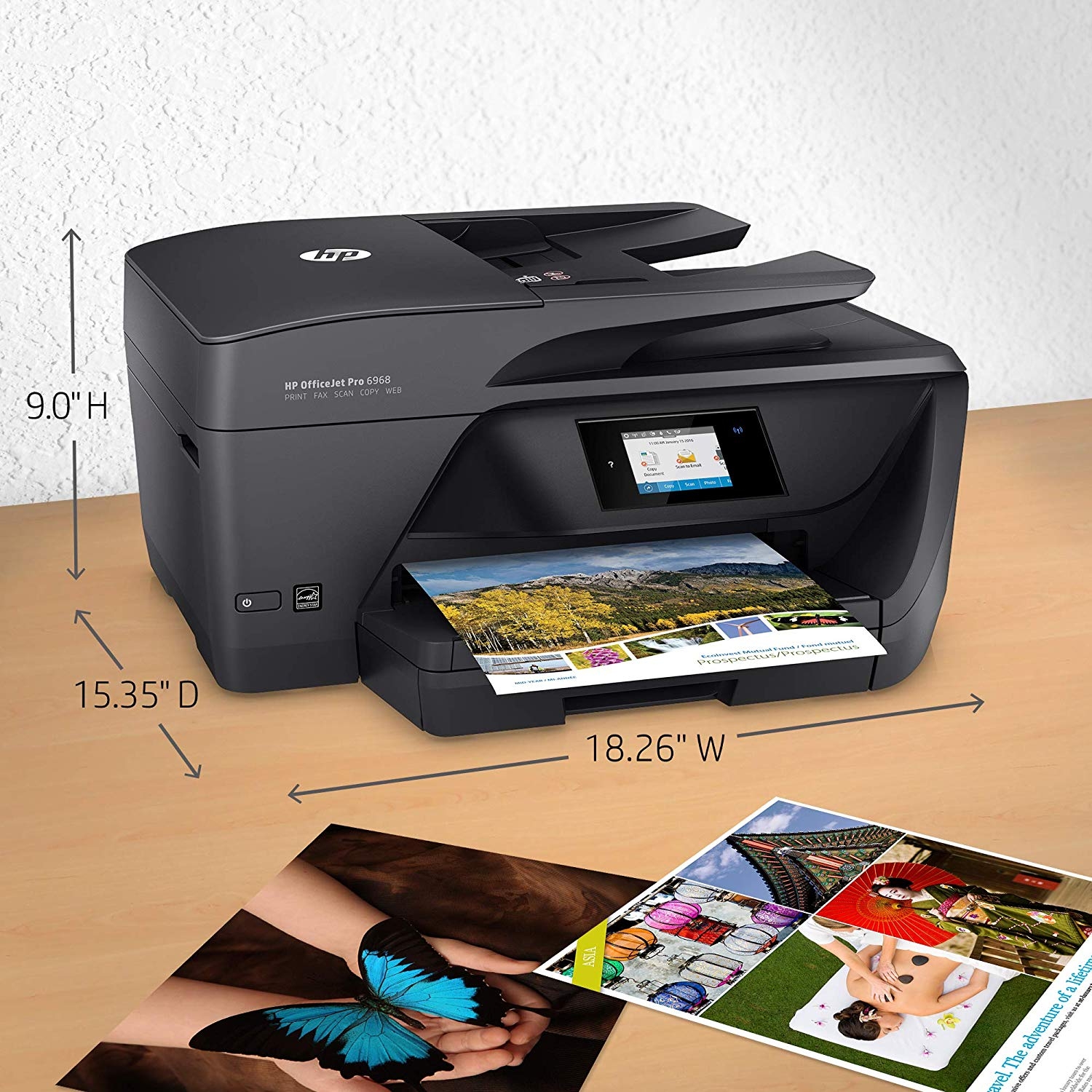 hp officejet pro 6968 not printing
